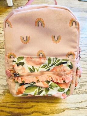 SweetHoney Pink Floral Rainbow Kids lunchbox